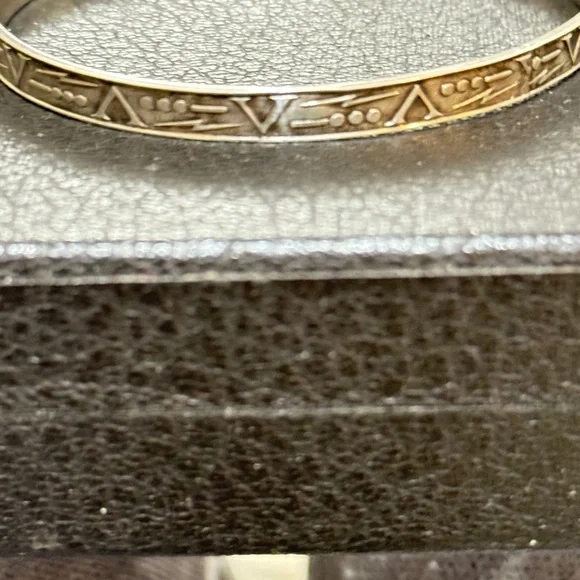 Vintage Coro Sterling Silver Bangle Bracelet Very Rare Pattern - Picture 3 of 14